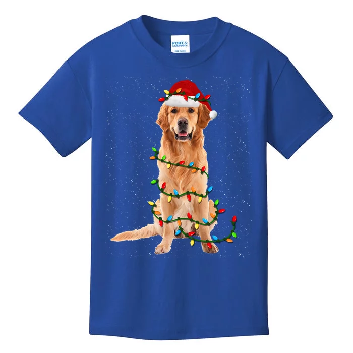 Golden Retriever Christmas Gift Dog Xmas Gift Kids T-Shirt