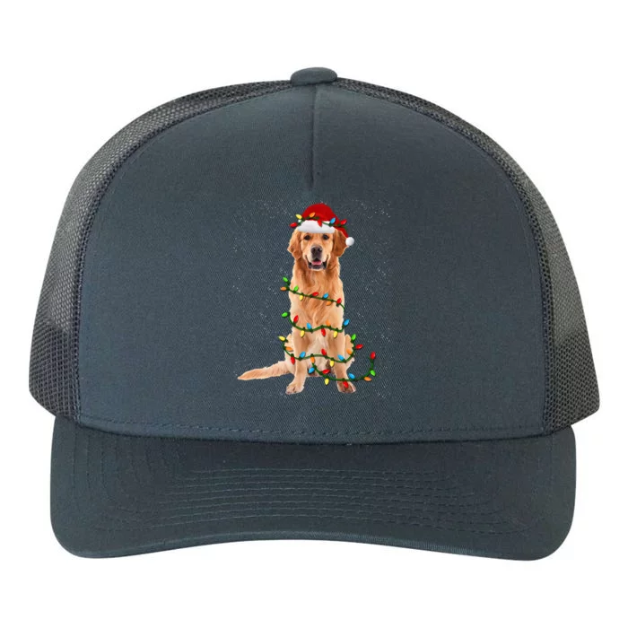 Golden Retriever Christmas Gift Dog Xmas Gift Yupoong Adult 5-Panel Trucker Hat