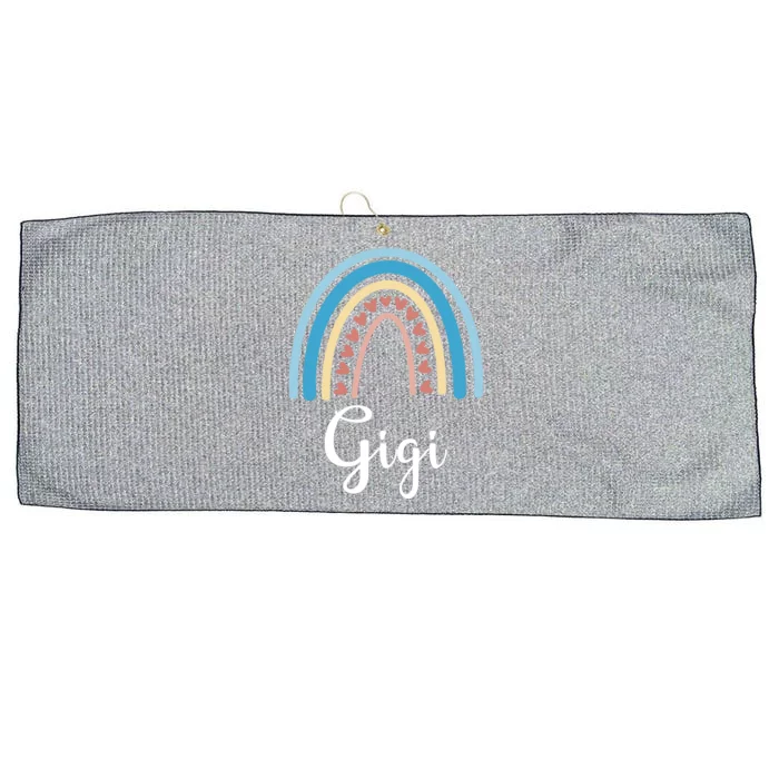 Gigi Rainbow Cute Gift For Grandma Large Microfiber Waffle Golf Towel