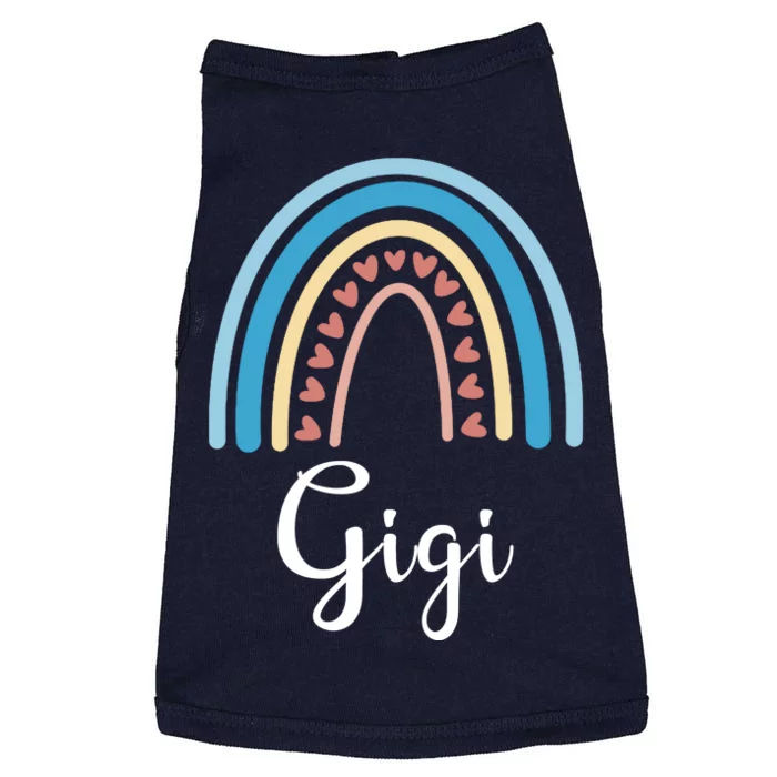 Gigi Rainbow Cute Gift For Grandma Doggie Tank