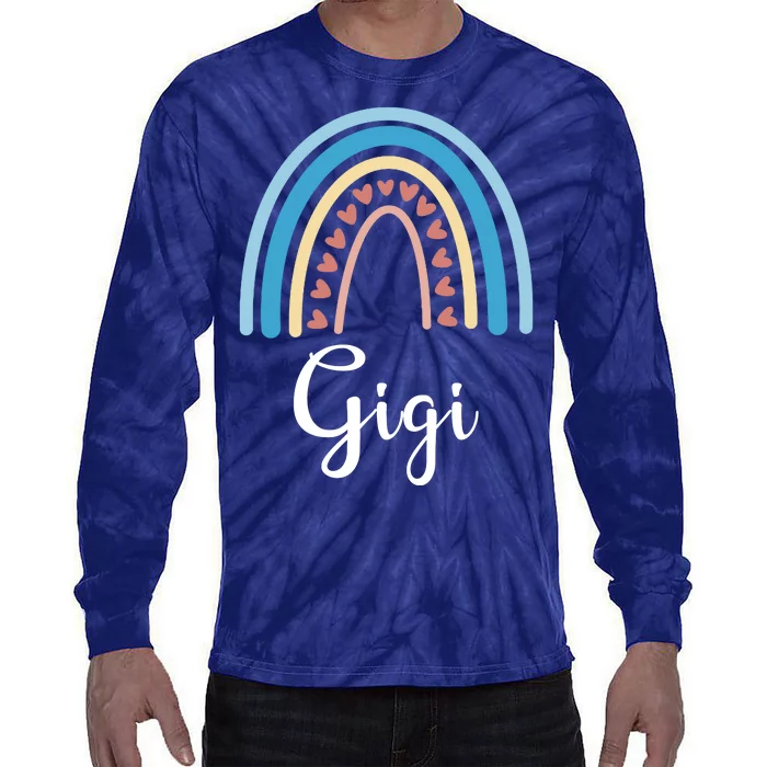 Gigi Rainbow Cute Gift For Grandma Tie-Dye Long Sleeve Shirt