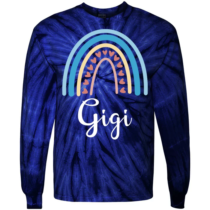 Gigi Rainbow Cute Gift For Grandma Tie-Dye Long Sleeve Shirt