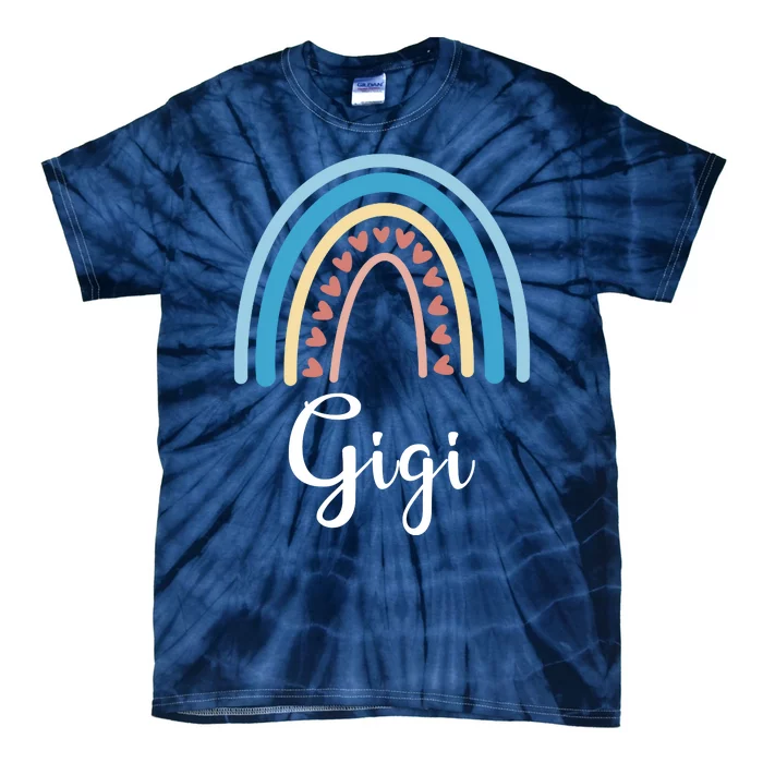 Gigi Rainbow Cute Gift For Grandma Tie-Dye T-Shirt