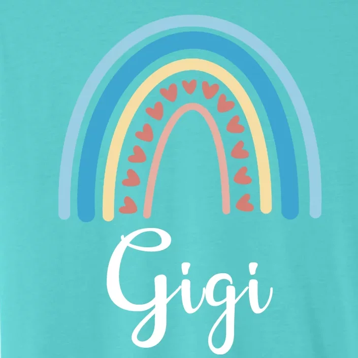 Gigi Rainbow Cute Gift For Grandma ChromaSoft Performance T-Shirt