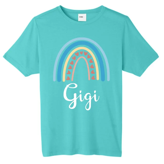 Gigi Rainbow Cute Gift For Grandma ChromaSoft Performance T-Shirt