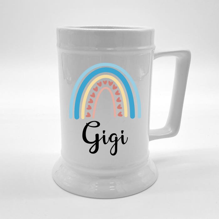 Gigi Rainbow Cute Gift For Grandma Front & Back Beer Stein