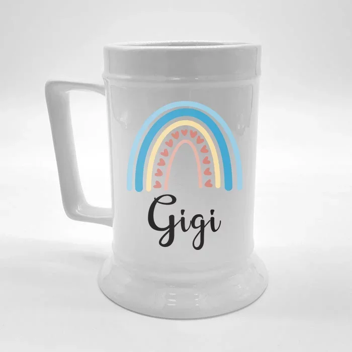 Gigi Rainbow Cute Gift For Grandma Front & Back Beer Stein