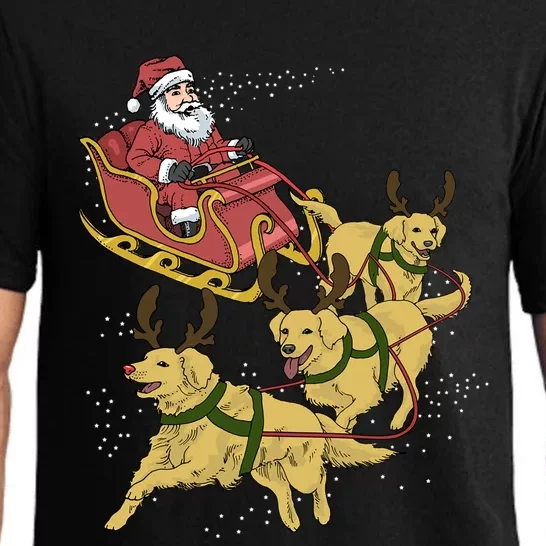 Golden Retriever Christmas Gift Pajama Set