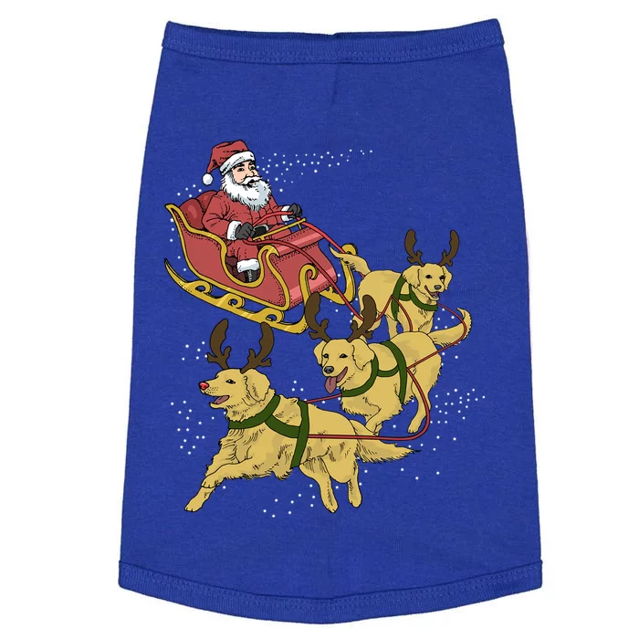 Golden Retriever Christmas Gift Doggie Tank