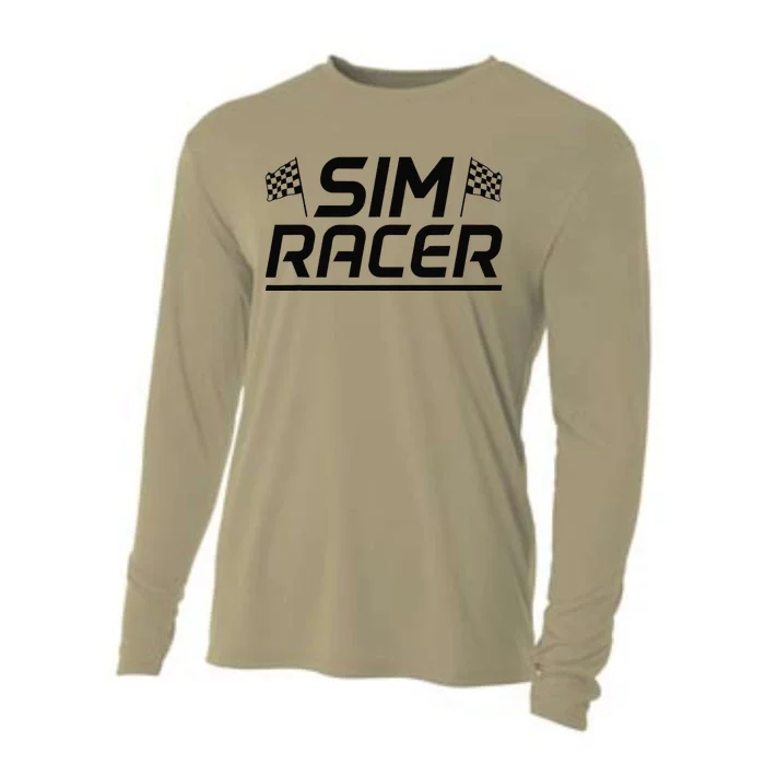 Gaming Race Car Racer Simulation Sim Racing Cooling Performance Long Sleeve Crew