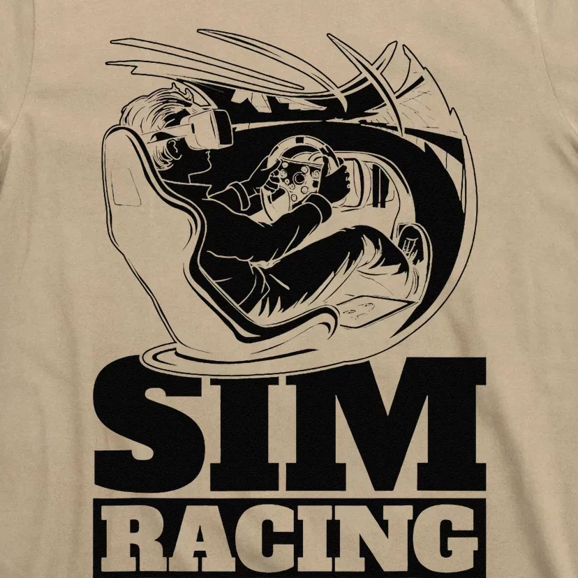 Gaming Racer Car Simulation Race Sim Racing T-Shirt