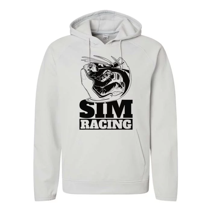 Gaming Racer Car Simulation Race Sim Racing Performance Fleece Hoodie