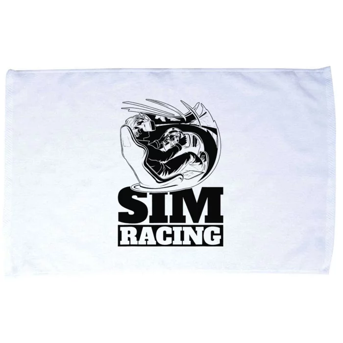 Gaming Racer Car Simulation Race Sim Racing Microfiber Hand Towel