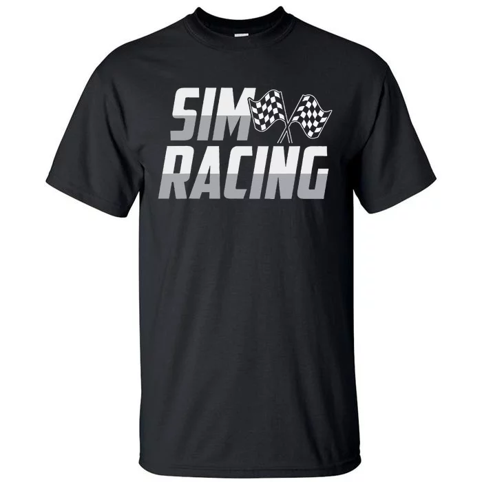 Gaming Racer Car Race Simulation Sim Racing Tall T-Shirt