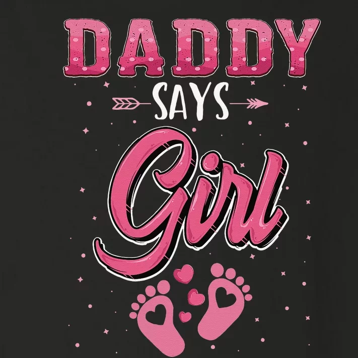 Gender reveal daddy dad matching family set Toddler Long Sleeve Shirt