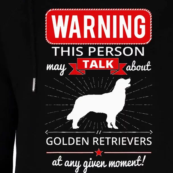 Golden Retriever Dog Breed Womens Funnel Neck Pullover Hood