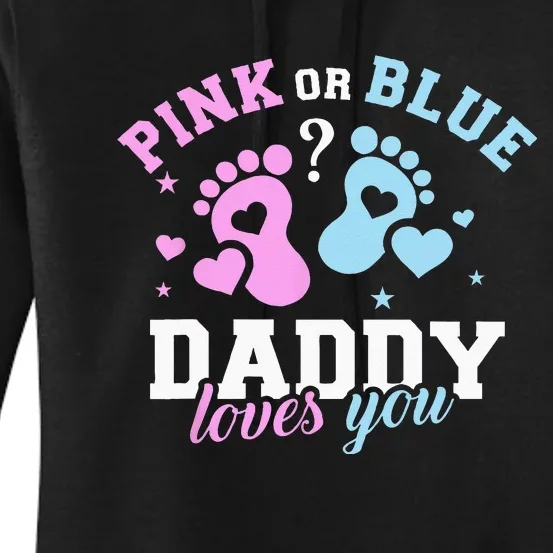 Gender Reveal Daddy Dad Women's Pullover Hoodie