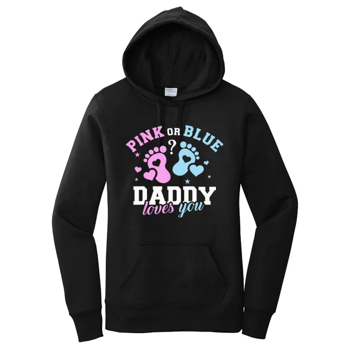 Gender Reveal Daddy Dad Women's Pullover Hoodie