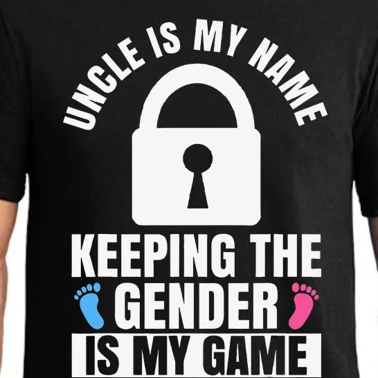 Gender Reveal Design for a Keeper of the Gender Uncle Pajama Set