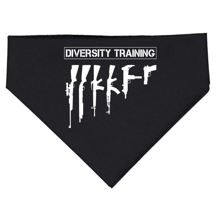 Guns Rifles Diversity Training USA-Made Doggie Bandana