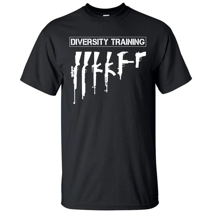 Guns Rifles Diversity Training Tall T-Shirt