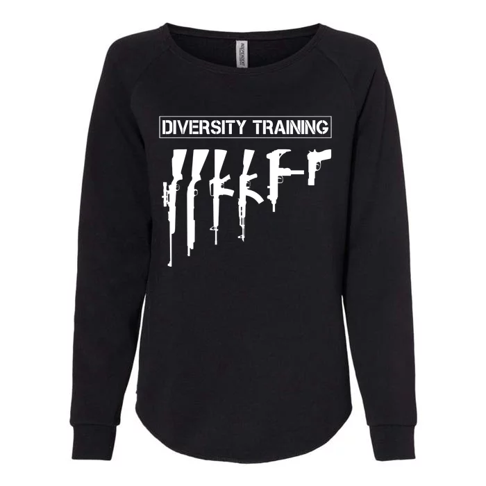 Guns Rifles Diversity Training Womens California Wash Sweatshirt