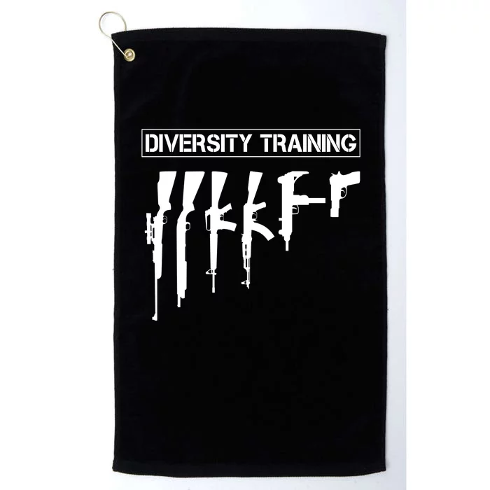 Guns Rifles Diversity Training Platinum Collection Golf Towel