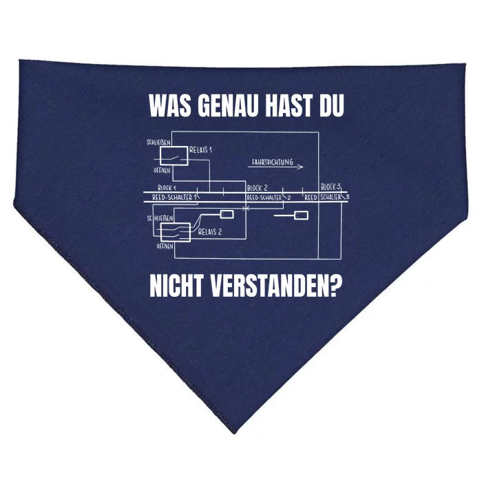 German Railway Diagram USA-Made Doggie Bandana