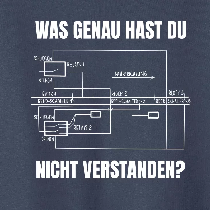 German Railway Diagram Toddler T-Shirt