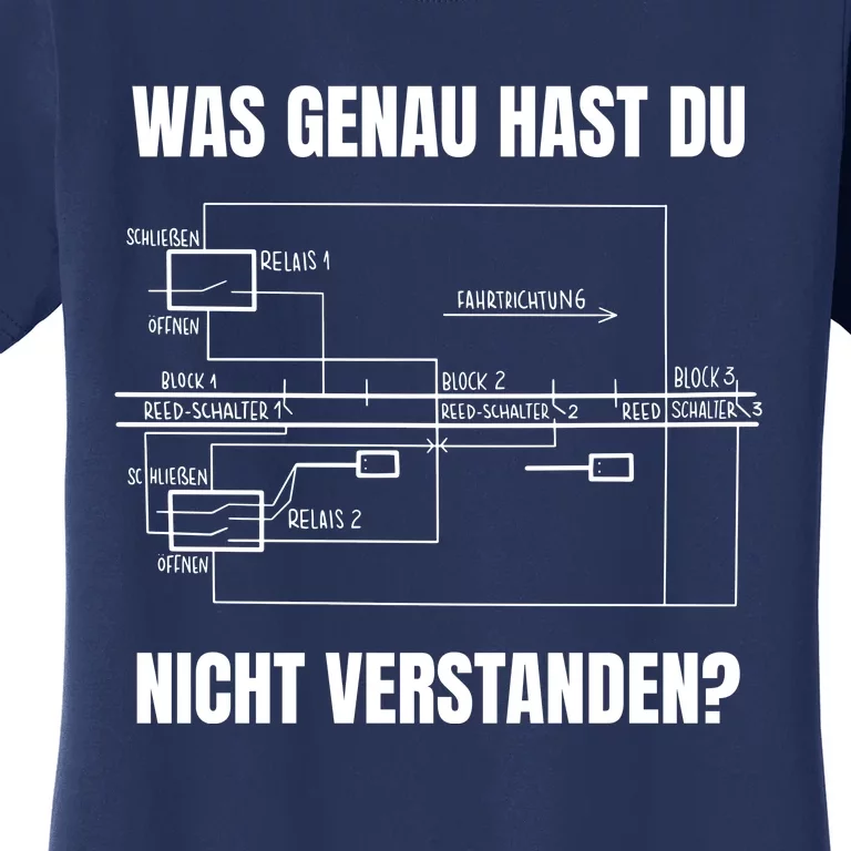 German Railway Diagram Women's T-Shirt