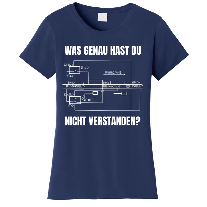 German Railway Diagram Women's T-Shirt