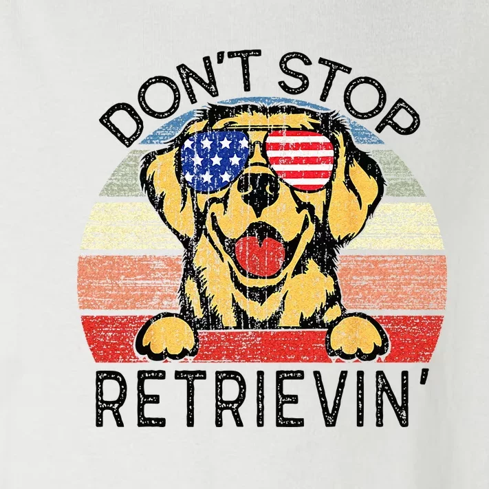 Golden Retriever Dog Dont Stop Retrievin Toddler Long Sleeve Shirt