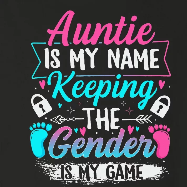 Gender Reveal Design For A Keeper Of The Gender Aunt Toddler Long Sleeve Shirt