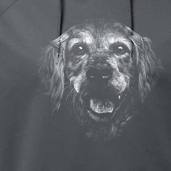 Golden Retriever Dog Performance Fleece Hoodie