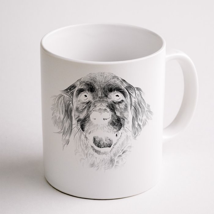 Golden Retriever Dog Front & Back Coffee Mug