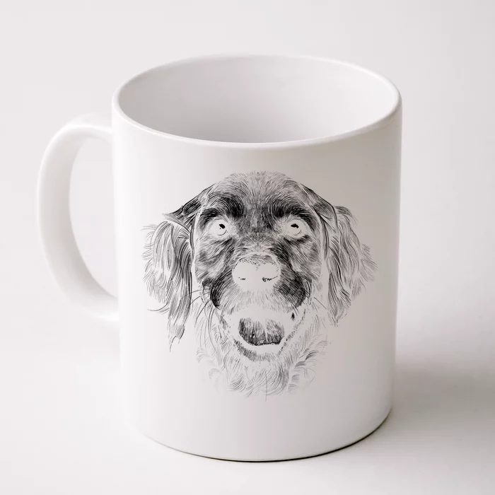 Golden Retriever Dog Front & Back Coffee Mug