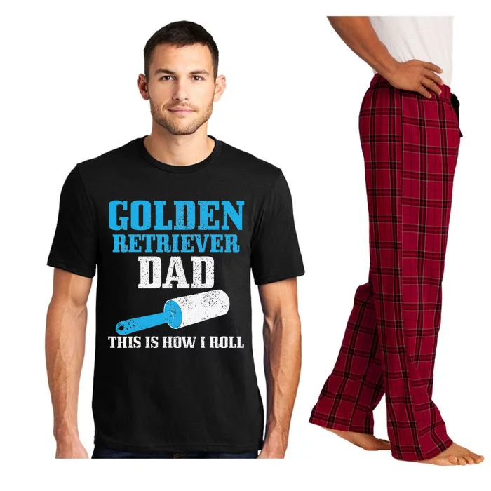 Golden Retriever Dad Dog Hair Funny Golden Retriever Pajama Set