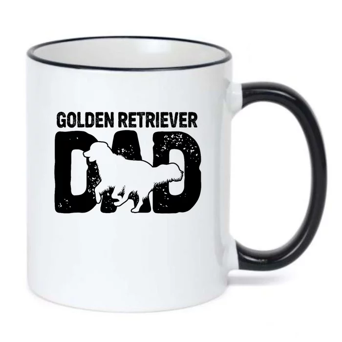 Golden Retriever Dad Dog Lover Dog Owner Black Color Changing Mug