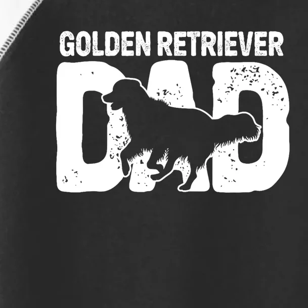 Golden Retriever Dad Dog Lover Dog Owner Toddler Fine Jersey T-Shirt