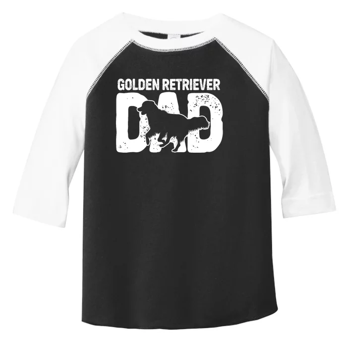 Golden Retriever Dad Dog Lover Dog Owner Toddler Fine Jersey T-Shirt