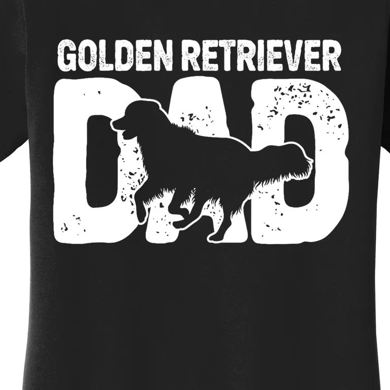 Golden Retriever Dad Dog Lover Dog Owner Women's T-Shirt