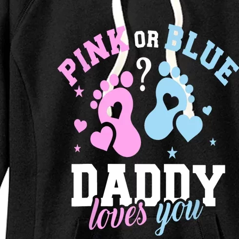 Gender Reveal Daddy Dad Women's Fleece Hoodie