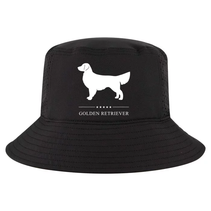 Golden Retriever Dog White Silhouette Cool Comfort Performance Bucket Hat