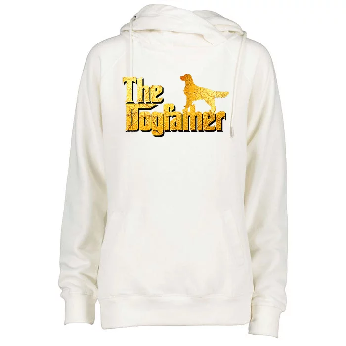 Golden Retriever Dad Gifts Golden Retriever Gift Womens Funnel Neck Pullover Hood