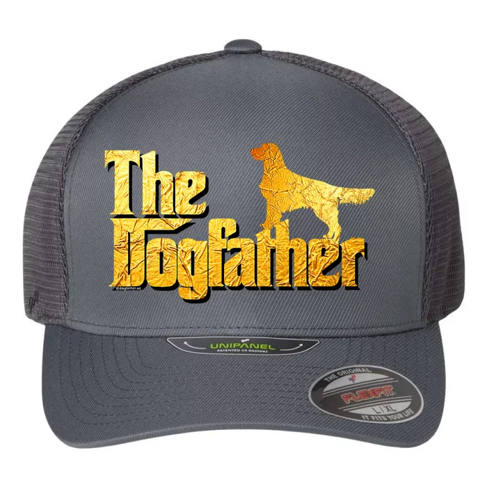 Golden Retriever Dad Gifts Golden Retriever Gift Flexfit Unipanel Trucker Cap