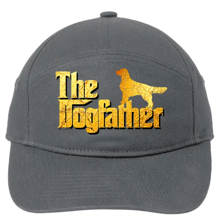 Golden Retriever Dad Gifts Golden Retriever Gift 7-Panel Snapback Hat