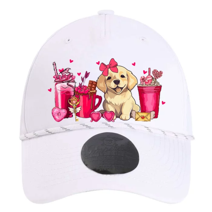 Golden Retriever Dog Valentines Day Coffee Latte Mugs Puppy Performance The Dyno Cap