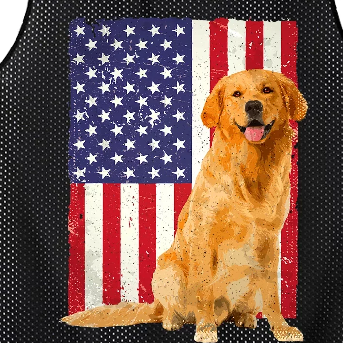 Golden Retriever Design For Golden Retriever Lover Mesh Reversible Basketball Jersey Tank