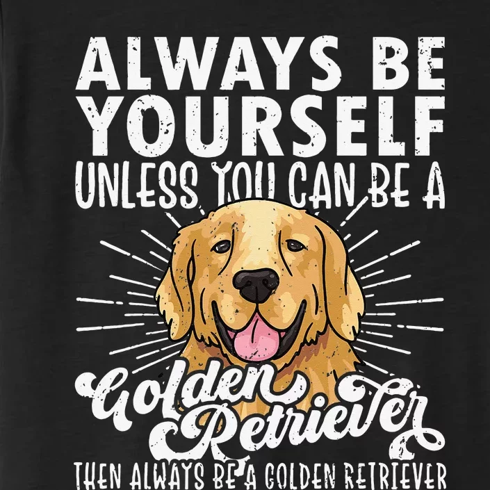 Golden Retriever Dog Lover Tee, Golden Retriever ChromaSoft Performance T-Shirt