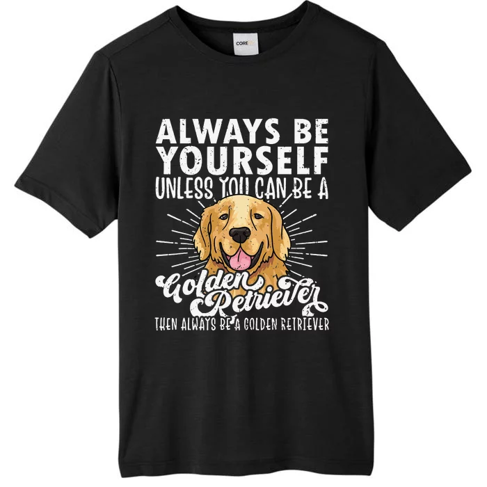 Golden Retriever Dog Lover Tee, Golden Retriever ChromaSoft Performance T-Shirt